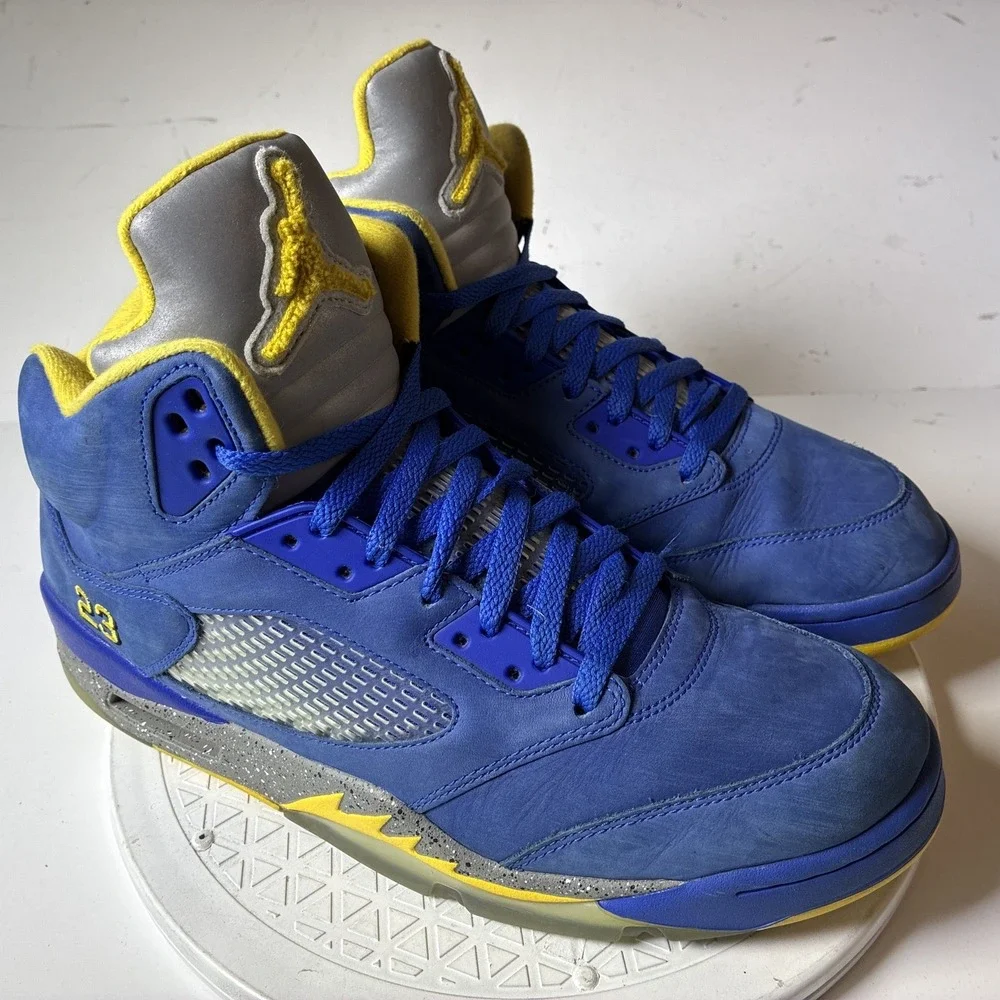Jordan Air Jordan 5 Laney JSP Varsity Royal/Varsity Maize CD2720-400 12M (S1)
